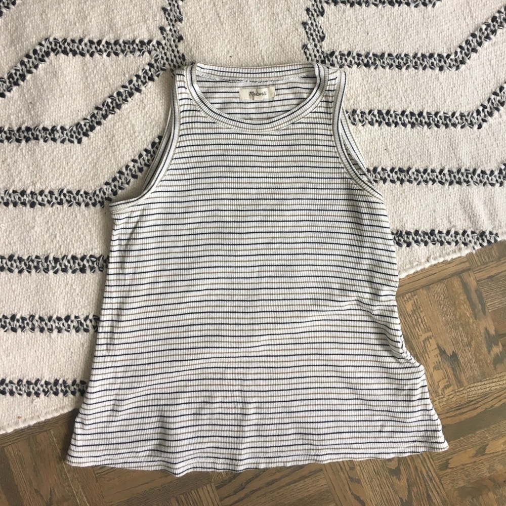 Madewell Striped Ribbed Tank